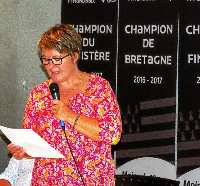 La présidente, Marylène Tavennec, a félicité la renommée sportive de l'association sur le plan régional et départemental.