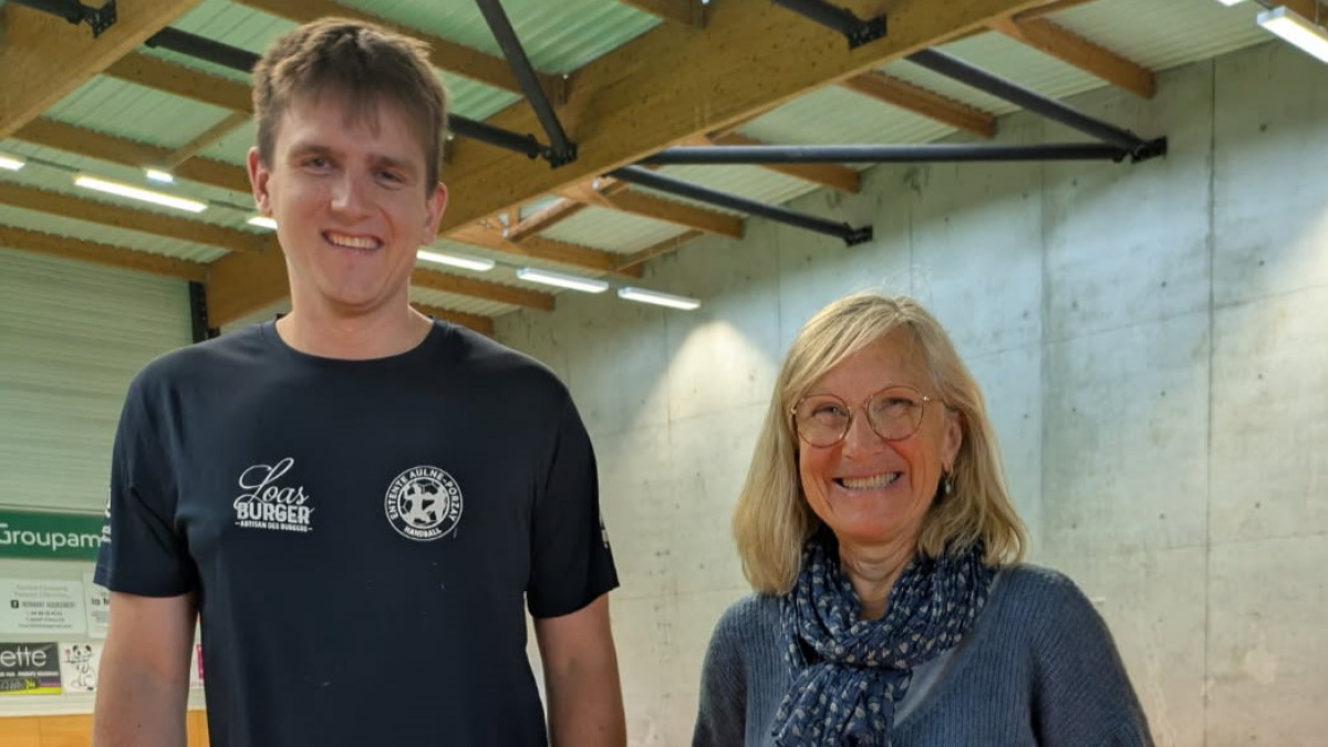 Tanguy Hulin/Cathy Brusseaux, Duo gagnant de l'Entente Aulne-Porzay Handball